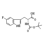 (R)-2-(N-Boc-Amino)-3-(5-fluoroindol-3-yl)propanoic Acid