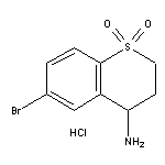 4-Amino-6-bromo-3,4-dihydro-2H-S,S-dioxothiochromene Hydrochloride