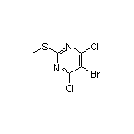 5-Bromo-4,6-dichloro-2-(methylthio)pyrimidine