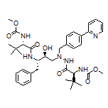 Methyl N-[(1S)-1-{[(2S,3S)-3-Hydroxy-4-[(2S)-2-[(methoxycarbonyl)amino]-3,3-dimethyl-N’-{[4-(pyridin-2-yl)phenyl]methyl}butanehydrazido]-1-phenylbutan-2-yl]carbamoyl}-2,2-dimethylpropyl]carbamate