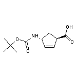 (1R,4R)-4-(Boc-amino)cyclopent-2-enecarboxylic Acid