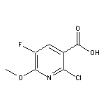 2-Chloro-5-fluoro-6-methoxynicotinic Acid