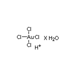 Hydrogen Tetrachloroaurate(III) Hydrate