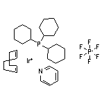 (1,5-Cyclooctadiene)(pyridine)(tricyclohexylphosphine)iridium(I) Hexafluorophosphate