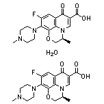 (S)-9-Fluoro-3-methyl-10-(4-methylpiperazin-1-yl)-7-oxo-3,7-dihydro-2H-[1,4]oxazino[2,3,4-ij]quinoline-6-carboxylic Acid Hemihydrate