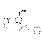 (3S,4S)-1-Cbz-3-(Boc-amino)-4-(hydroxymethyl)pyrrolidine