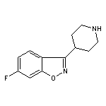 6-Fluoro-3-(4-piperidyl)-1,2-benzisoxazole