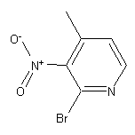 2-Bromo-4-methyl-3-nitropyridine