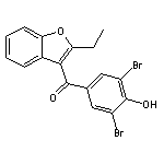 3-(3,5-Dibromo-4-hydroxybenzoyl)-2-ethylbenzofuran