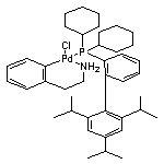 Chloro(2-dicyclohexylphosphino-2’,4’,6’-triisopropyl-1,1’-biphenyl)[2-(2-aminoethyl)phenyl)]palladium(II)