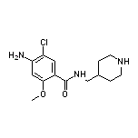 4-Amino-5-chloro-2-methoxy-N-(4-piperidylmethyl)benzamide