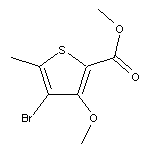 Methyl 4-Bromo-3-methoxy-5-methylthiophene-2-carboxylate