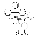 (S)-tert-Butyl 4-[2-Amino-N-(2,2-diethoxyethyl)-5-oxo-5-(tritylamino)pentanamido]butanoate