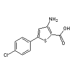 3-Amino-5-(4-chlorophenyl)-2-thiophenecarboxylic Acid