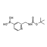 2-(Boc-aminomethyl)-4-pyridineboronic Acid
