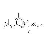 Ethyl (1R,2S)-1-(Boc-amino)-2-ethenylcyclopropanecarboxylate