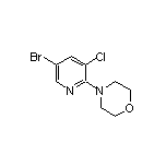 4-(5-Bromo-3-chloro-2-pyridyl)morpholine