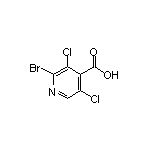 2-Bromo-3,5-dichloroisonicotinic Acid