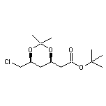 tert-Butyl 2-[(4R,6S)-6-(Chloromethyl)-2,2-dimethyl-1,3-dioxan-4-yl]acetate