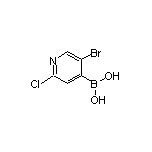 5-Bromo-2-chloropyridine-4-boronic Acid