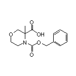 N-Cbz-3-methylmorpholine-3-carboxylic Acid