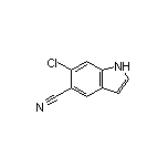 6-Chloroindole-5-carbonitrile