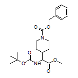 Methyl 2-(Boc-amino)-2-(1-Cbz-4-piperidyl)acetate