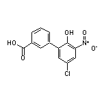 5’-Chloro-2’-hydroxy-3’-nitrobiphenyl-3-carboxylic Acid