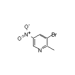 3-Bromo-2-methyl-5-nitropyridine