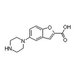 5-(1-Piperazinyl)benzofuran-2-carboxylic Acid