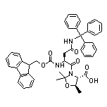 (4S,5R)-3-[(S)-2-(Fmoc-amino)-4-oxo-4-(tritylamino)butanoyl]-2,2,5-trimethyloxazolidine-4-carboxylic Acid