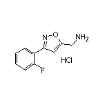 5-(Aminomethyl)-3-(2-fluorophenyl)isoxazole Hydrochloride