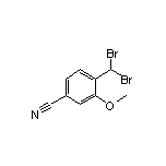 4-(Dibromomethyl)-3-methoxybenzonitrile