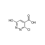 3-Chloro-6-hydroxypyridazine-4-carboxylic Acid