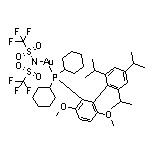 [2-(Dicyclohexylphosphino)-3,6-dimethoxy-2’,4’,6’-triisopropylbiphenyl]gold(I) Bis(trifluoromethanesulfonyl)imide