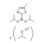 Diisopropyl 5-Methyl-2-thiazoleboronate Lithium Isopropoxide Salt