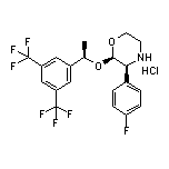 (2R,3S)-2-[(R)-1-[3,5-Bis(trifluoromethyl)phenyl]ethoxy]-3-(4-fluorophenyl)morpholine Hydrochloride