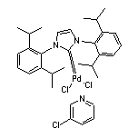 [1,3-Bis(2,6-diisopropylphenyl)imidazol-2(3H)-ylidene](3-chloro-1-pyridyl)palladium(IV) Chloride