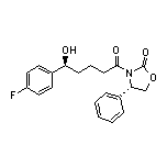 (S)-3-[(S)-5-(4-Fluorophenyl)-5-hydroxypentanoyl]-4-phenyl-2-oxazolidinone