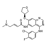 (E)-N-[4-[(3-Chloro-4-fluorophenyl)amino]-7-[[(S)-tetrahydrofuran-3-yl]oxy]-6-quinazolinyl]-4-(dimethylamino)-2-butenamide