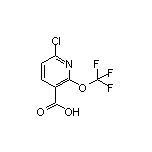 6-Chloro-2-(trifluoromethoxy)nicotinic Acid