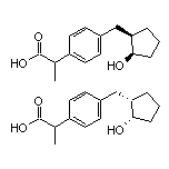 2-[4-[(cis-2-Hydroxycyclopentyl)methyl]phenyl]propanoic Acid