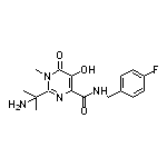 2-(2-Amino-2-propyl)-N-(4-fluorobenzyl)-5-hydroxy-1-methyl-6-oxo-1,6-dihydropyrimidine-4-carboxamide