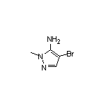 3-Amino-4-bromo-2-methylpyrazole