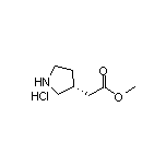 Methyl (R)-2-(3-Pyrrolidinyl)acetate Hydrochloride