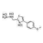 2-(Hydrazinylmethyl)-4-(4-methoxyphenyl)thiazole Trihydrochloride