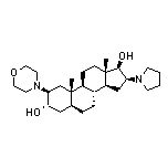 (2beta,3alpha,5alpha,16beta,17beta)-2-(4-Morpholinyl)-16-(1-pyrrolidinyl)androstane-3,17-diol