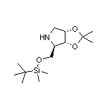 (3aR,4R,6aS)-4-[[(tert-Butyldimethylsilyl)oxy]methyl]-2,2-dimethyltetrahydro-3aH-[1,3]dioxolo[4,5-c]pyrrole