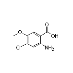 2-Amino-4-chloro-5-methoxybenzoic Acid