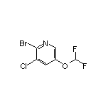 2-Bromo-3-chloro-5-(difluoromethoxy)pyridine